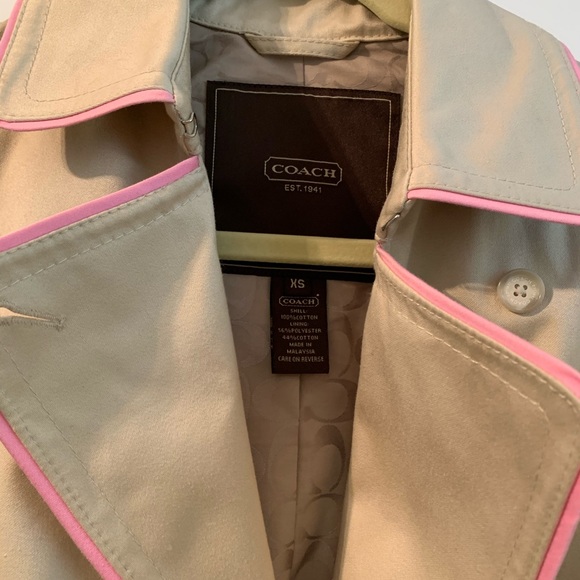 Coach XS trench Coat - Picture 3 of 4